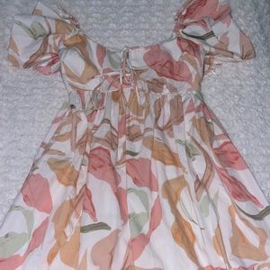 A&F Puff Sleeve Babydoll Dress